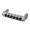 Silver color, variant on Necvior Standard Drum Bridge For Electric Guitars Ensures Permanent Adjusting Stability