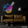 thumbnail image 3 of Craftnamesign Cake Neon Sign, Cakes Shop Wall Art, Bakery Decor, LED Signs, 3 of 4