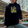 thumbnail image 2 of I`m a dance Merch Gift Ideas for Dancers Navy Hooded Sweatshirt or Hoodie, XL, 2 of 5