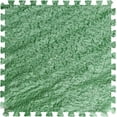 thumbnail image 2 of 16pcs 0.6" Thickened Interlocking Tile Mats,Fluffy Shaggy Soft EVA Foam Area Rug for Living Room & Bedroom,Non-Slip Protective Floor Carpet Play Mat Kids Dorm Home Decor (11.8ft, Mint Green), 2 of 15