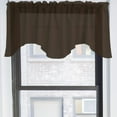 thumbnail image 5 of Poplin Solid Scalloped Wave Window Valance 58" Wide / 20" Tall, 5 of 10