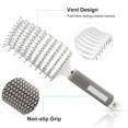 thumbnail image 4 of Cepillo para desenredar el cabello, 3 piezas, masaje hueco con ventilación curva, cepillo profesional para el cabello seco y húmedo, cepillo para el cabello con cerdas de jabalí para mujeres, 4 of 4