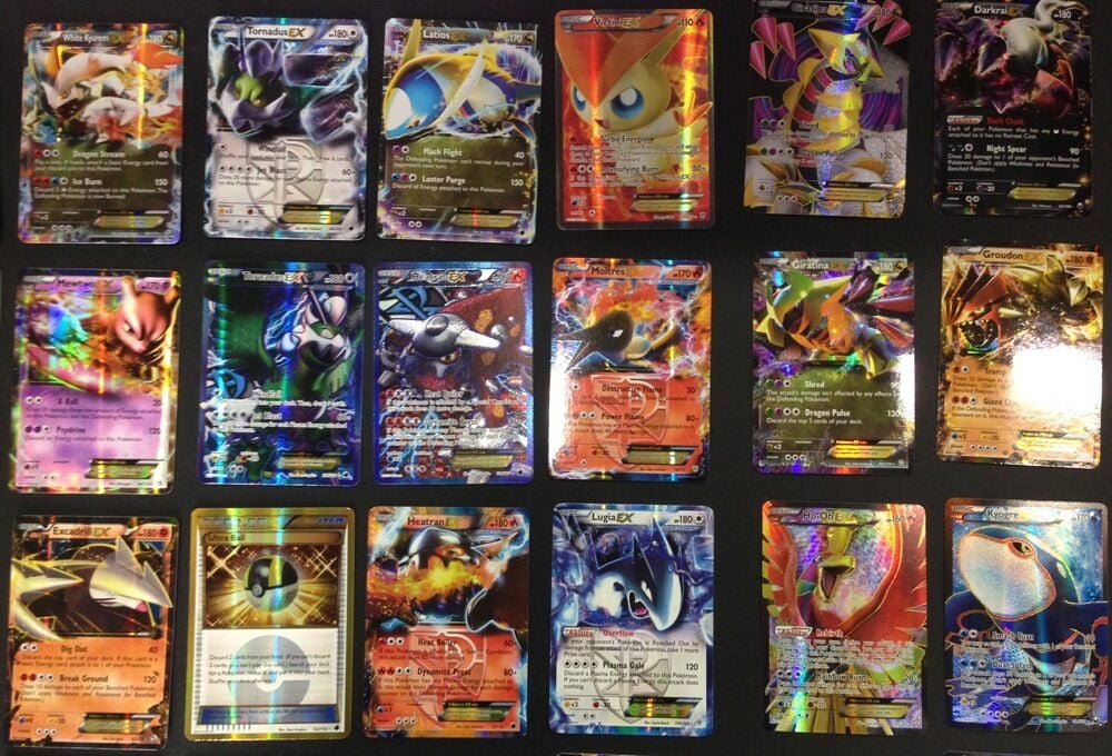 CARDS IN EACH LOT POKEMON CARD LOTS EX/GX/HOLOS/RARES IN EVERY LOT 100 