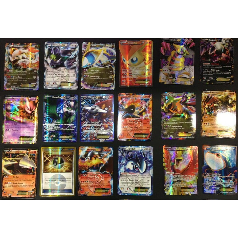 Pokemon Card Lot 100 Official TCG Cards Ultra Rare Included - Gx Ex Mega +  Holo 