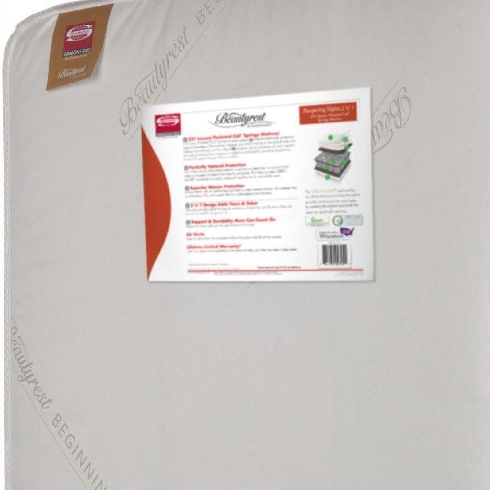 Beautysleep slumber sky coil crib mattress 2025