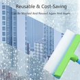 thumbnail image 4 of 12in Window Cleaning Kit,3 in 1 Recyclable Silicone Window Cleaning Scraper for Shower Glass Mirror Door Car, 4 of 6