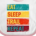 thumbnail image 4 of Inktastic Trail Runner Nature Running Boys or Girls Baby Bib, 4 of 4