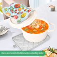 thumbnail image 3 of Yayeee Pot Holders Kitchen Heat Resistant with Pocket 7"x9.8" Cotton Oven Cooking Hot Pads, Yellow Tomatoes, 3 of 7