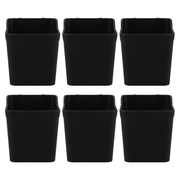 CYLINDSOME 6pcs Pegboard Bins Garage Workbench Organizing Cups Pegboard Storage Organizer