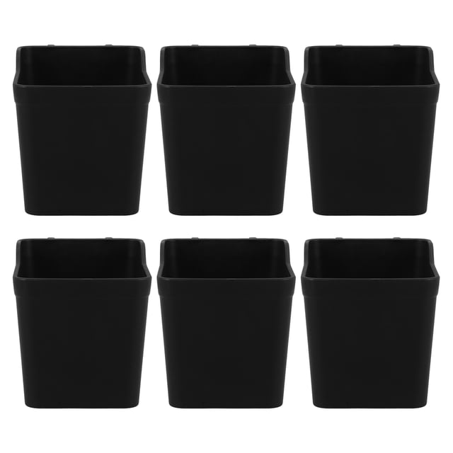 Miangastore 6pcs Pegboard Bins Garage Workbench Organizing Cups Pegboard Storage Organizer