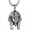 Silver, variant on Vintage Mens Egyptian Pharaoh Pendant Necklace Stainless Steel Men-Gold