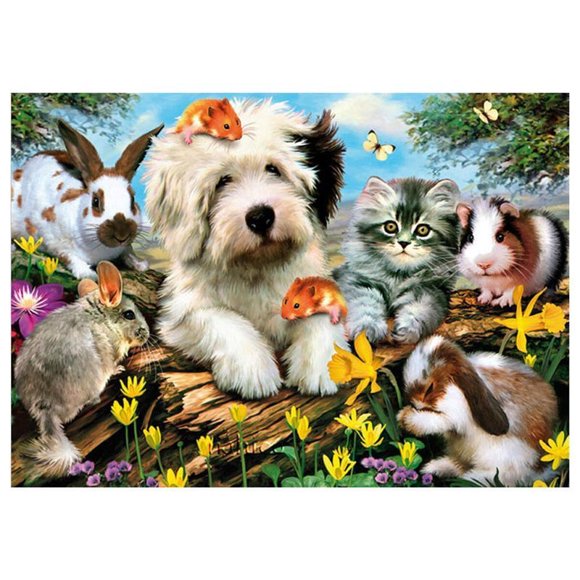 Pet World - Full Diamond Painting 30x25cm