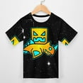 thumbnail image 3 of Geometry Dash Children's T-Shirt Short Sleeve T-Shirt Breathable Summer Tee Shirt for Boys Girls 100CM, 3 of 8