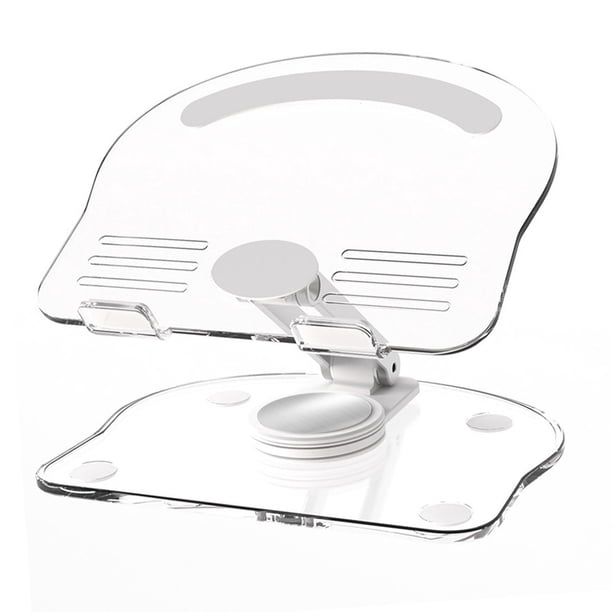 Soporte de Tabletas, Soporte de Tabletas estable Transparente Plegable Para Biblioteca