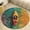 style-4, variant on Colorful Kayaks Glide Across The Lake Round Rugs -Washable Non-Slip Small Round Area Rug Throw Soft Circle Rugs for Bedroom, Modern Print Indoor Carpet for Entryway Sofa Living Room