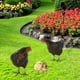 thumbnail image 4 of 4x Estacas de Estatua de Animales de Pollo, Decoraciones de Pollo para Jardín, Porche Y Patio, 4 of 6