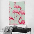 thumbnail image 4 of ZFLMY Flamingos Pink Kitsch Tapestry Wall Hanging for Home Decor 40*60in, 4 of 6