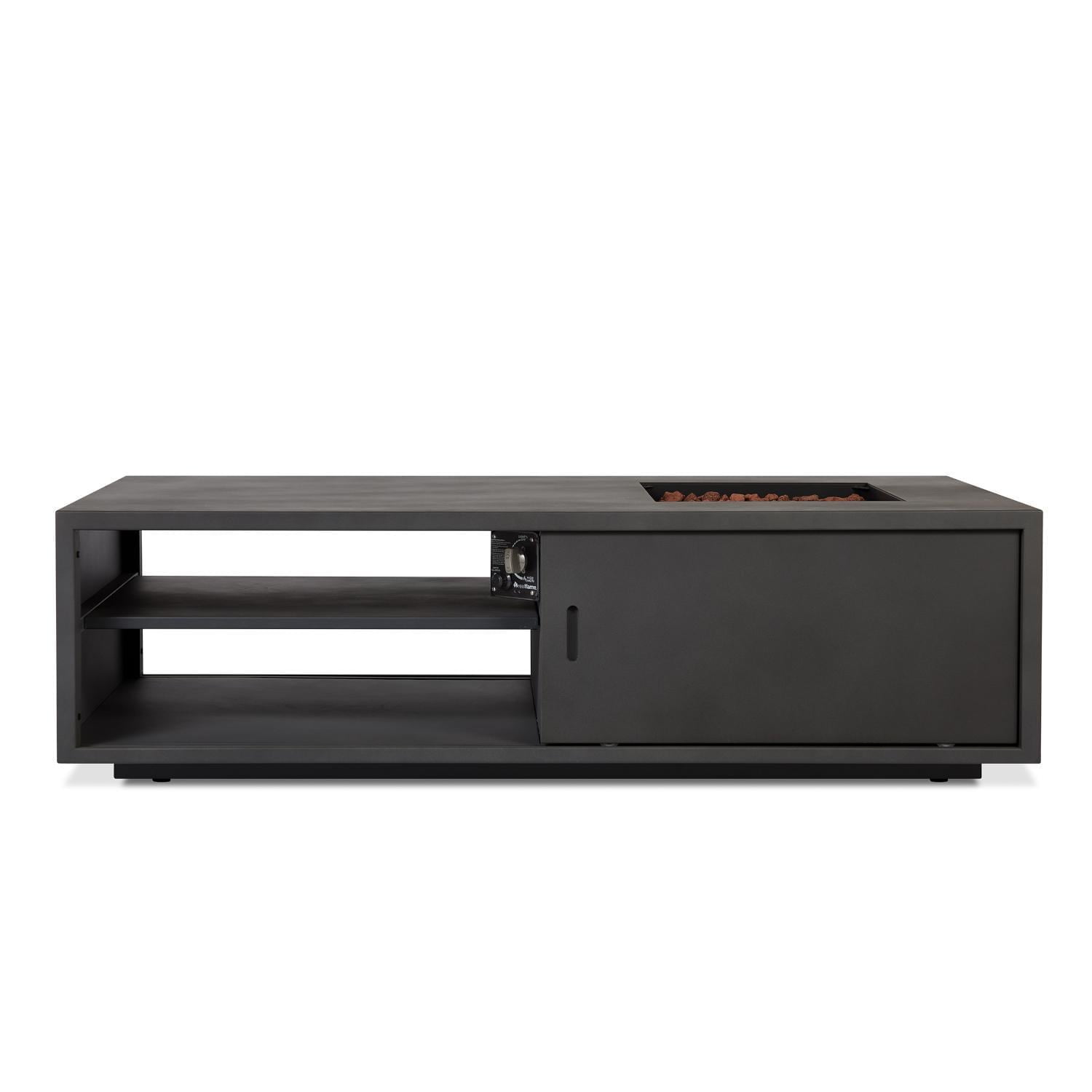 Lakeview Treme 60-Inch Rectangle Propane Gas Fire Table - Weathered Slate - SC-C580LP-WSLT