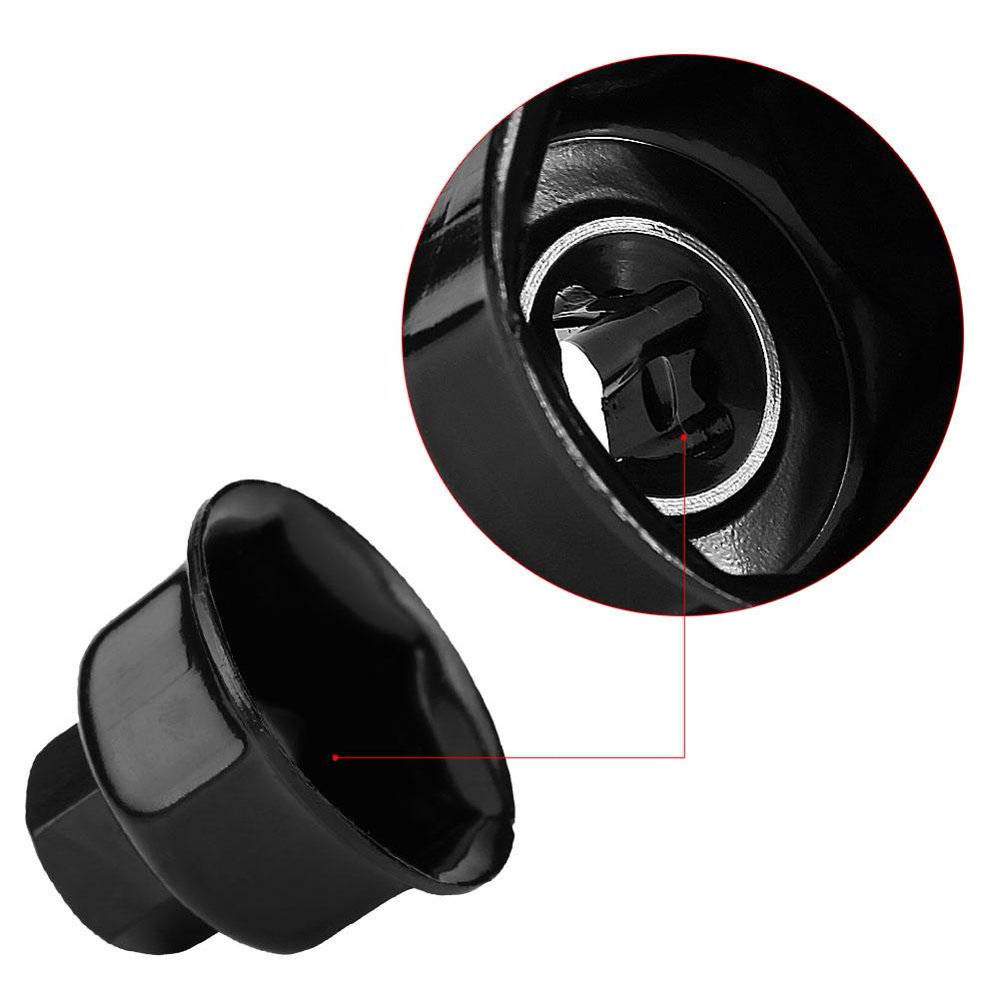 LYUMO 32mm 3/8 Car Oil Filter Wrench Cap Socket Drive Remover Tool for