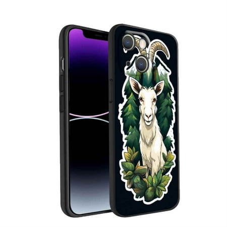 Mountain-Goat-317 Phone Case, Designed for iPhone 14 Case Soft Silicon for women girls boys wife gift,Shockproof Phone Cover