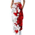 thumbnail image 2 of WXLWZYWL Womens Halloween Sweatpants Graphic Print Pants Drawstring Waist Joggers Casual Lounge Pants Athletic Workout Pants, 2 of 5