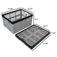 thumbnail image 4 of Jekiyo 34-Liter Folding Crates Storage, Collapsible Container Plastic, Set of 1, 4 of 4