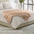 thumbnail image 4 of Lavish Home 60x70in Faux Fur Throw Blanket for Couch, Bed, or Chair (Taupe), 4 of 6