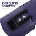 thumbnail image 2 of Clip Stéthoscope en Cuir PU Support de Fixation de Hanches pour Infirmières Médecins, 2 of 9