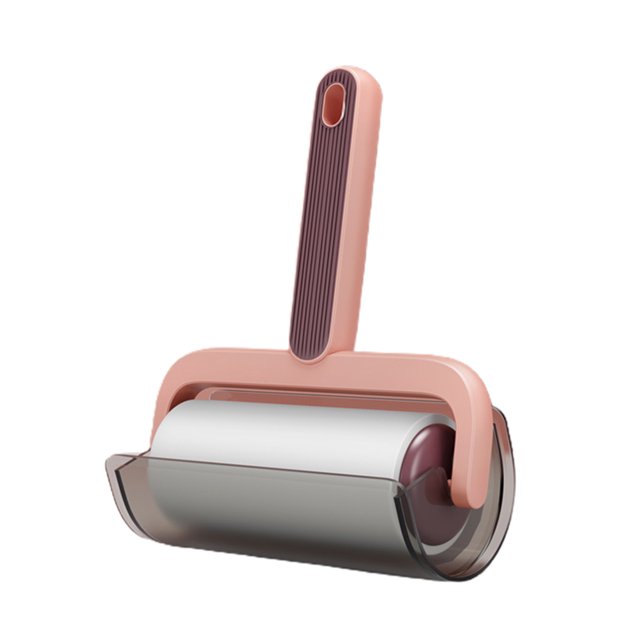 CAROOTU Rouleau de Décapant de Poils pour Animaux de Compagnie avec Couvercle Anti-Poussière Multifonctionnelle Main Chien Chat Cheveux Attrape-Cheveux Outils de Nettoyage de Cheveux Pratiques Nouveau
