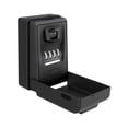 thumbnail image 4 of Caja de seguridad con llave, organizador de contraseña, fácil de instalar, caja de almacenamiento, de seguridad para escuelas, interiores, exteriores, Negro, 4 of 8