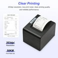 thumbnail image 5 of Thermal Receipt Printer, USB+LAN Connection, High Speed Label Printer for Shipping Business, 5 of 6