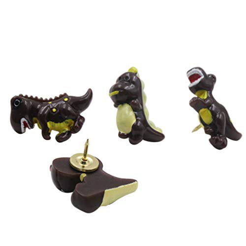 Details about   KOTU 24 Pack Decorative Thumbtacks Creative Dinosaur Shape Pushpins Drawing Pins 