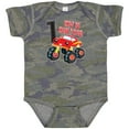 thumbnail image 3 of Inktastic Monster Truck How I Roll 1st Birthday Boys Baby Bodysuit, 3 of 5
