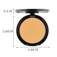 thumbnail image 4 of SHANY Two Way Compact Pressed Powder Foundation, Wet and Dry Formula, Talc Free, Paraben Free, Made in USA - Buff, 4 of 5