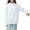 White, variant on Hoodies for Women Solid Color Comfy Tops Oversized Hooded Sweatshirt Fleece Pullover Sweatshirts Long Sleeve with Pocket 2XL