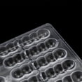 thumbnail image 3 of 10 Cavity Chocolate Mould Half Round Gourd Shape Cake Mould Cake Mould for Bakeware Candy Pastry Bak, 3 of 5