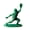 D, variant on Dserhfy Green Baseball Player Figurine Pitcher Catcher Fielder Baseball Soldier Statue Sculpture Model Toy Home Office Desktop Decoration Ornament