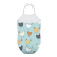 thumbnail image 2 of FOR U DESIGNS Adorable Blue Halter Neck Swimsuits for Teens Girls 3-4 Years Old Chicken Kids Sleeveless Breathable Bathing Suits Summer Beach Wear, 2 of 6
