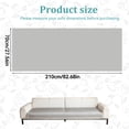 thumbnail image 2 of JOVELL Cooling Pet Sofa Cover for Dogs Cats, Ice Silk Couch Slipcover, Summer Breathable Non-Slip Furniture Protector Pet Mat for Couch, Bed, Floor (Gray, 70 x 210 cm), 2 of 12