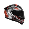 thumbnail image 3 of Casco Para Moto Kov Estelar Balam Rojo Gris Con Led, 3 of 5
