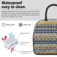 thumbnail image 3 of Lunch Bag Lunch Box for Women Reusable Insulated Lunch Cooler Bags,Large Capacity for Work Travel Picnic,Water-Resistant Colorful Floral Lunch Tote Bag Gifts for Woman Mom Silver, 3 of 6
