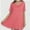 Fushia, variant on Womens Short Sleeve Casual Loose Fit Flare Swing Tunic Tops Basic T-Shirt Plus Size