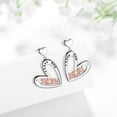 thumbnail image 7 of Beautlace Mom Love Heart Earrings,Mom Earrings Studs for Mother,Best Mom Drop Hoops Birthday Christmas Mother's Day Gift for Mom/Grandma, 7 of 7