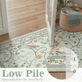 thumbnail image 6 of Vintage Floral Area Rug 5x7, Machine Washable Botanical Bird Rug Non Slip Soft Low Pile Carpet for Living Room, Bedroom, Reading Nook, Garden-Green, 6 of 10