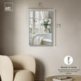 thumbnail image 5 of Ivory Bathroom in Paris Canvas Glam Bathroom Art by Art Remedy, Silver Frame, 20" x 30", 5 of 7