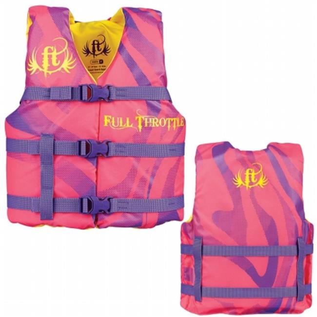 Character Life Vest Youth 5090Lbs. Pink