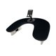 thumbnail image 3 of Almohada de mano ajustable de PU para uñas, reposabrazos ergonómico, herramienta de manicura, cojín plegable Negro con soporte, 3 of 9