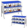 thumbnail image 1 of QinaQin Caja nido para gallinas de 6, 8 o 10 compartimentos con patas de soporte, diseño fácil de limpiar e instalar para proteger huevos, 1 of 7