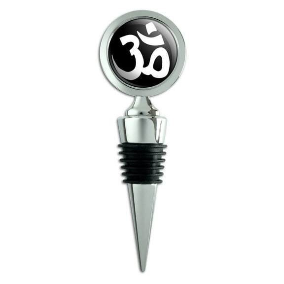 Om Aum Yoga Namaste Wine Bottle Stopper