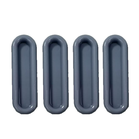 Binwennn 4PC Punch Sliding Door Self Handle Window Glass Door Kitchen Door Cover Door Sliding Door Handle Double Paste Outdoor Door Stop Door Stopper Wedge Automatic Door Bottom Cute Door Stop Matches